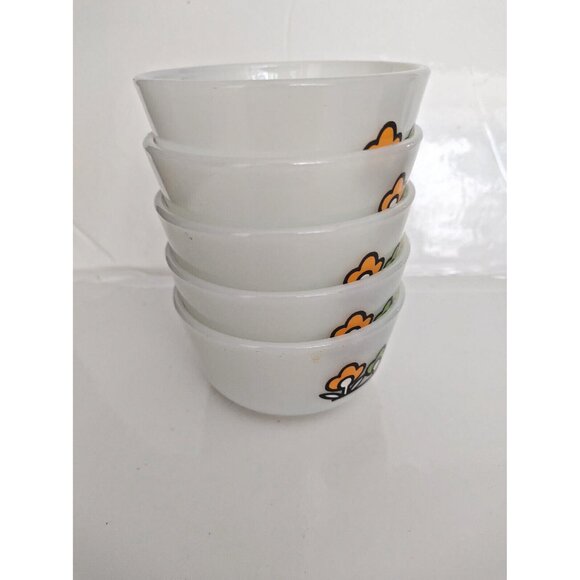 Anchor Hocking Fire King Springfield Collection Custard/Baking Dishes set of 5 - Picture 9 of 10